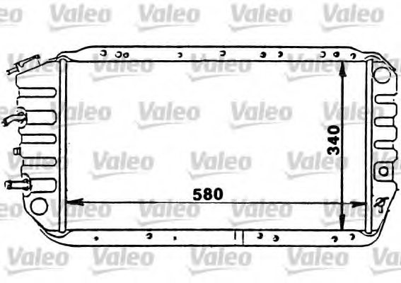 VALEO 731152 Radiator, engine cooling